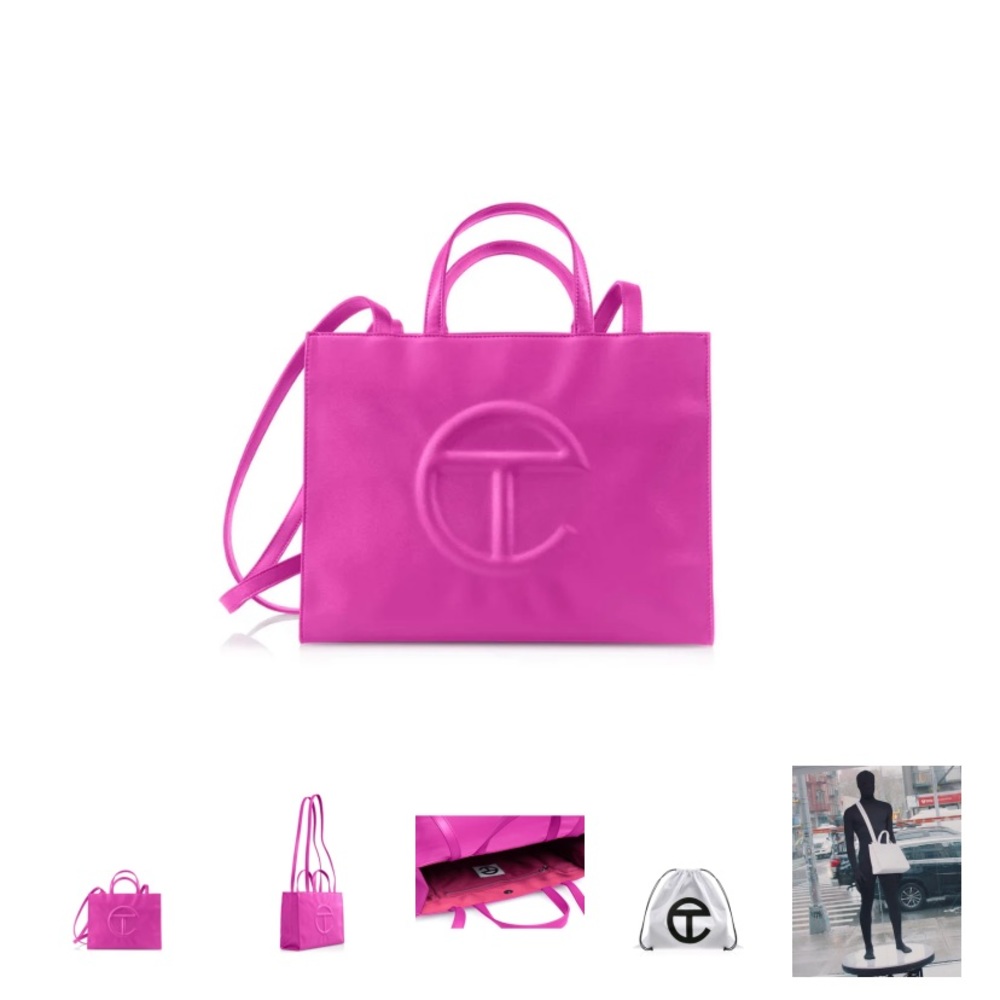 NWT Azalea Pink Medium Telfar Shopping Bags